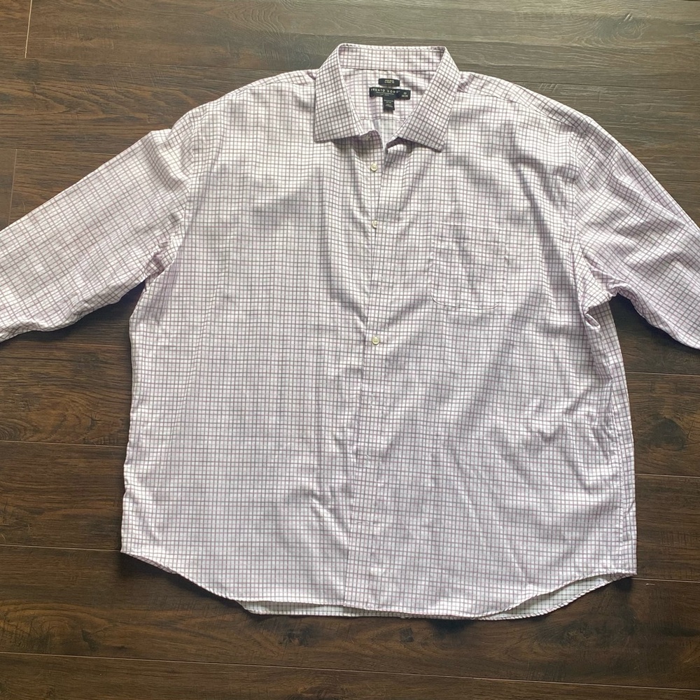 Pronto Uomo Purple Casual Button Down Shirt